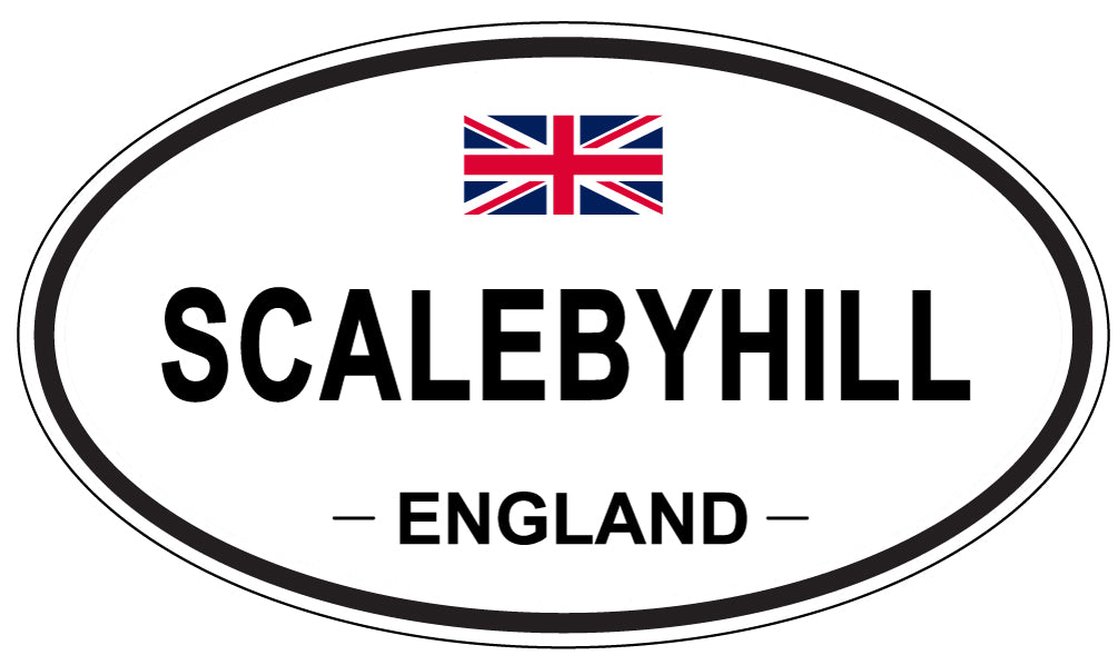 SCALEBYHILL, ENGLAND - Oval Sticker