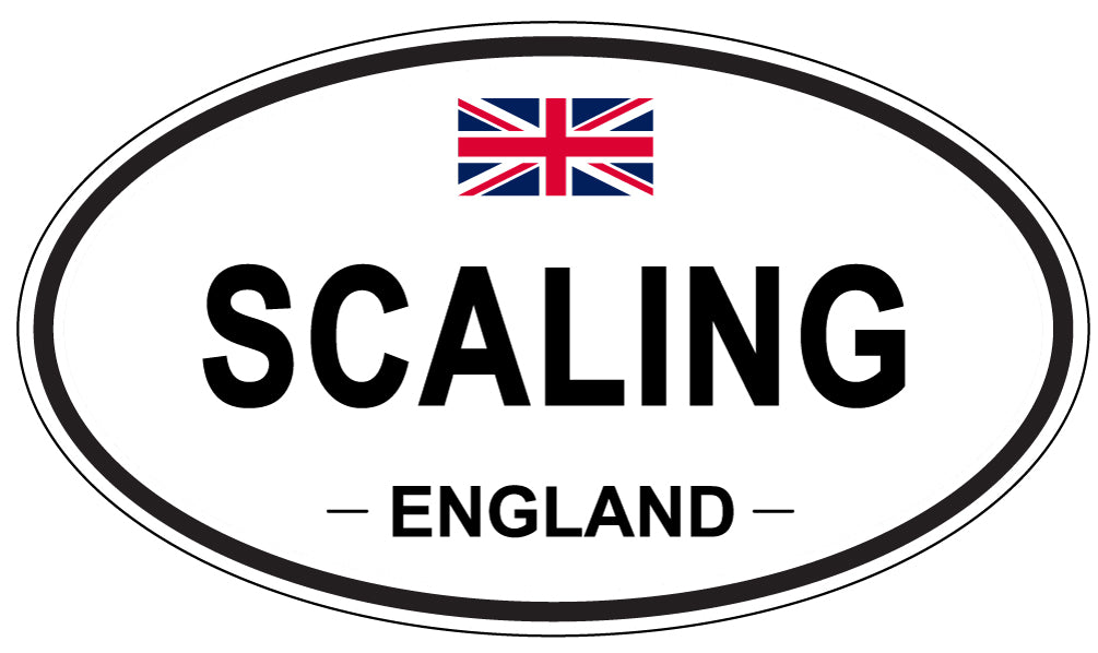 SCALING, England - Oval Magnet