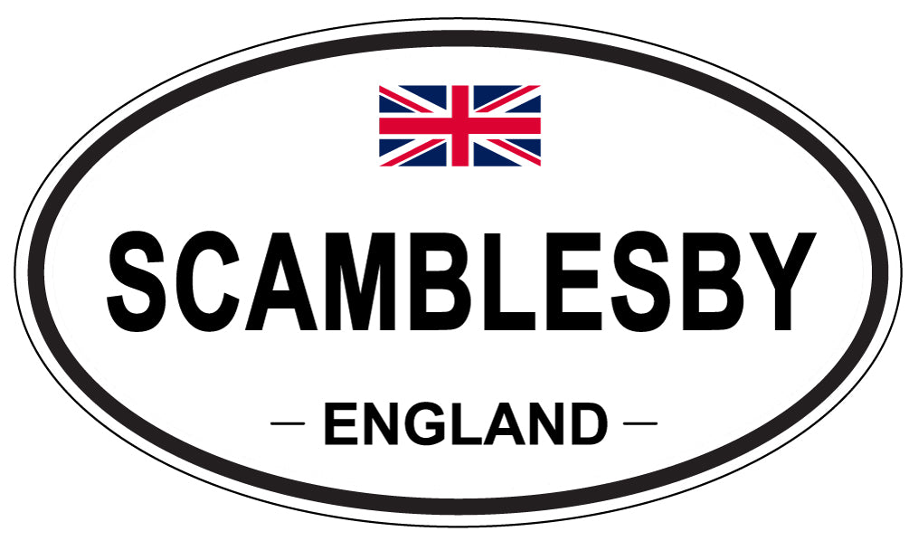 SCAMBLESBY, ENGLAND - Oval Sticker