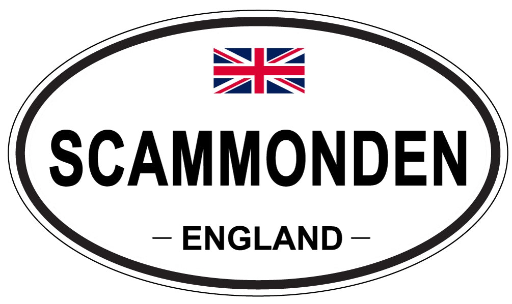 SCAMMONDEN, England - Oval Magnet