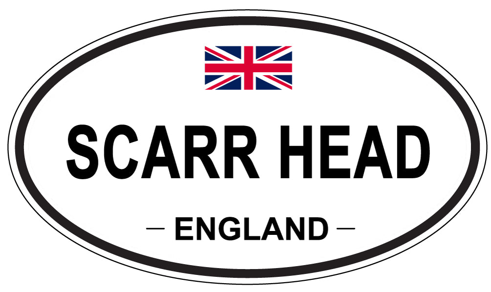 SCARR HEAD, England - Oval Magnet
