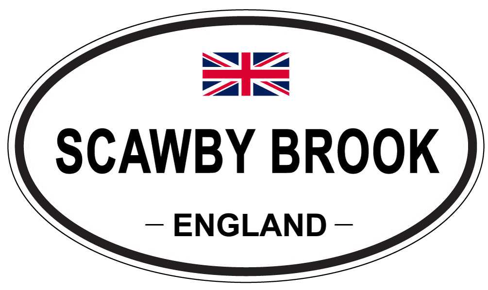 SCAWBY BROOK, England - Oval Magnet