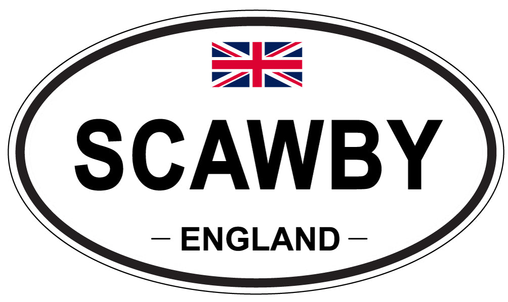 SCAWBY, England - Oval Magnet