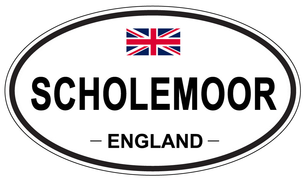 SCHOLEMOOR, ENGLAND - Oval Sticker
