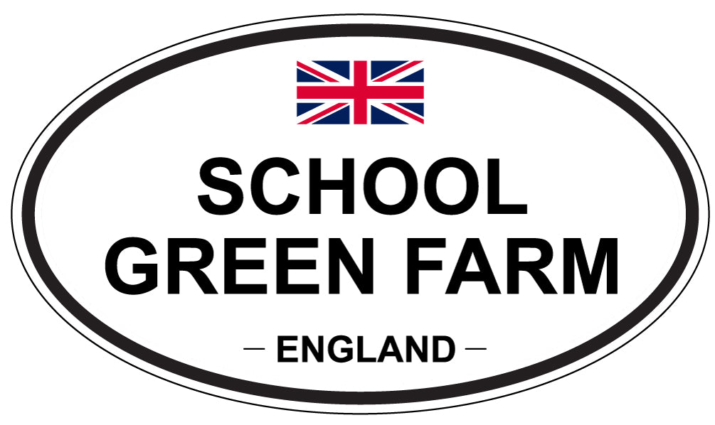 SCHOOL GREEN FARM, England - Oval Magnet
