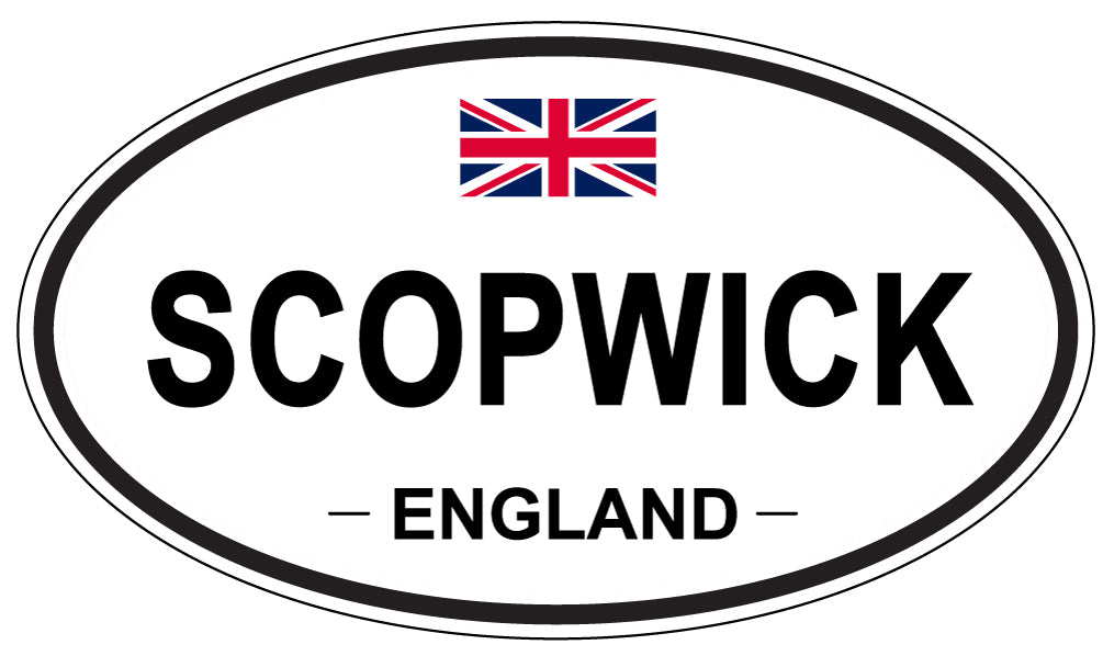 SCOPWICK, England - Oval Magnet