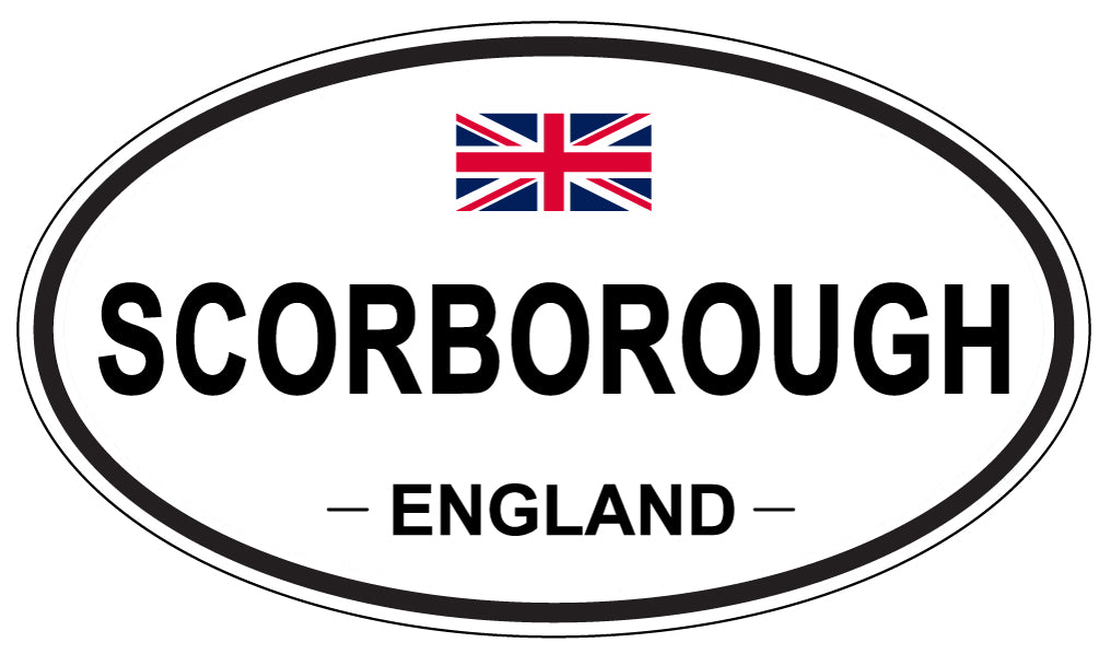 SCORBOROUGH, England - Oval Magnet