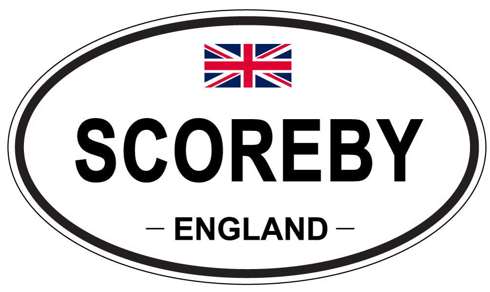 SCOREBY, England - Oval Magnet