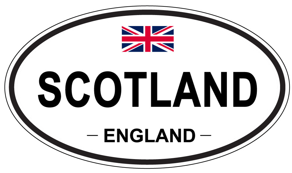 SCOTLAND, England - Oval Magnet