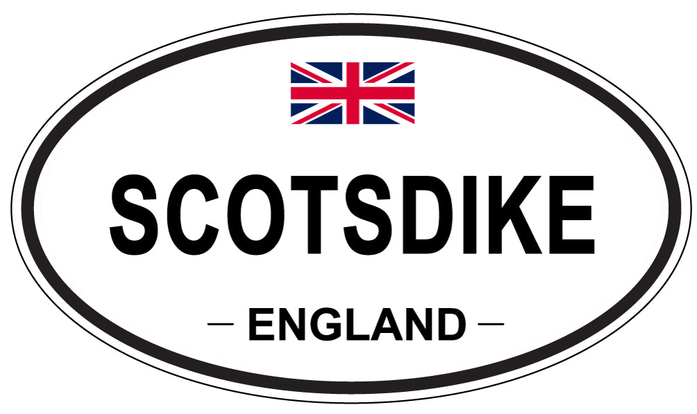 SCOTSDIKE, England - Oval Magnet