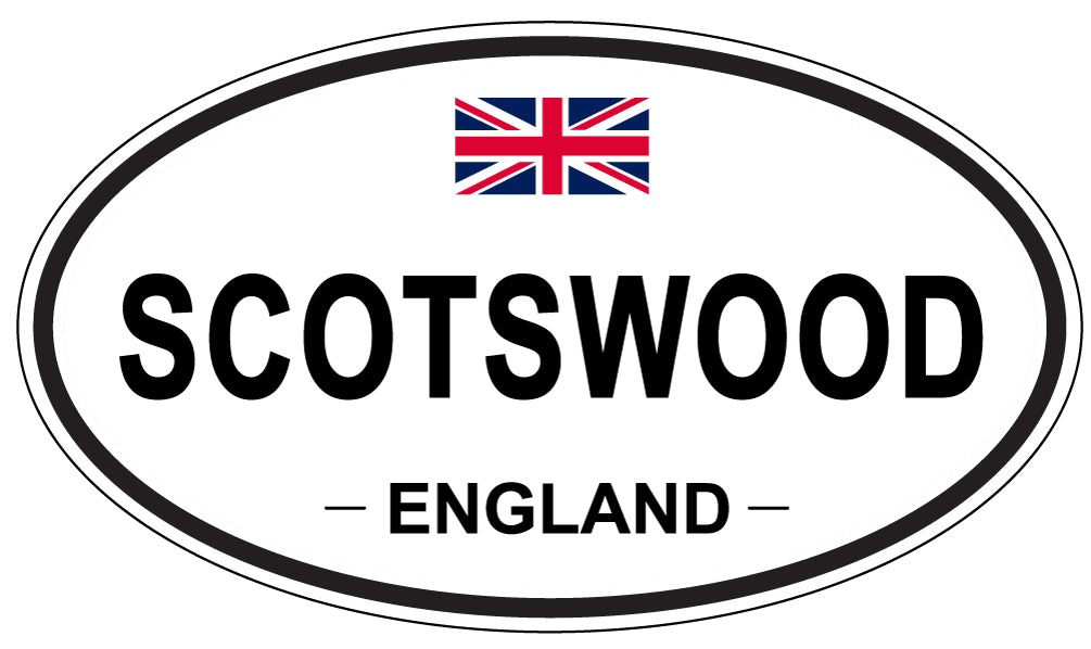 SCOTSWOOD, England - Oval Magnet