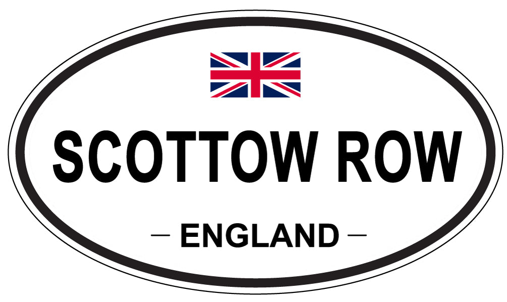 SCOTTOW ROW, England - Oval Magnet