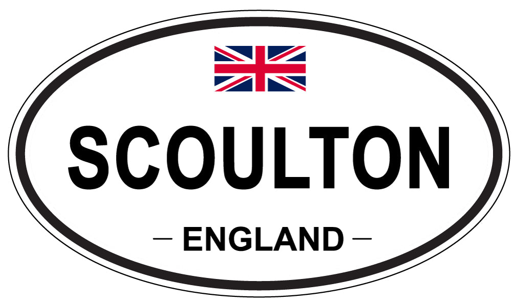 SCOULTON, England - Oval Magnet