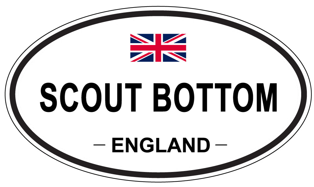 SCOUT BOTTOM, England - Oval Magnet