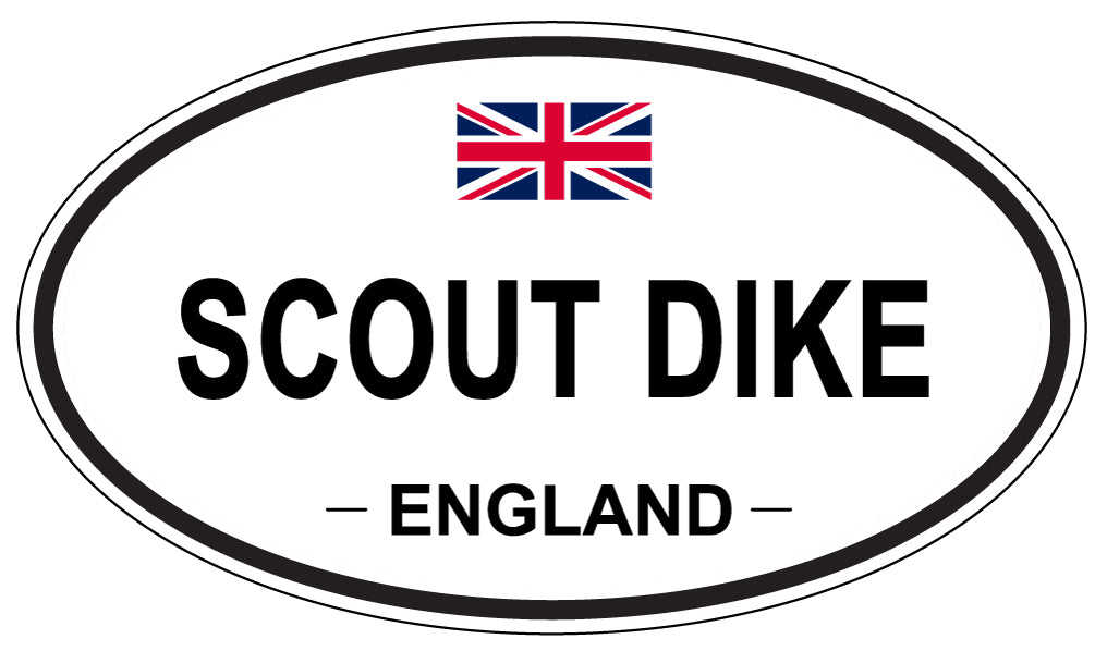 SCOUT DIKE, England - Oval Magnet
