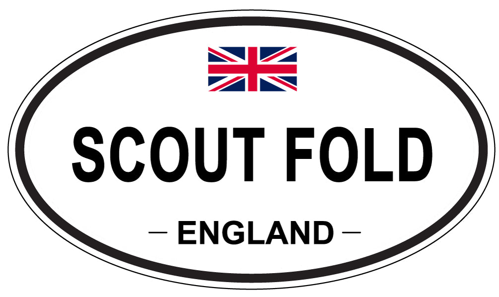 SCOUT FOLD, England - Oval Magnet