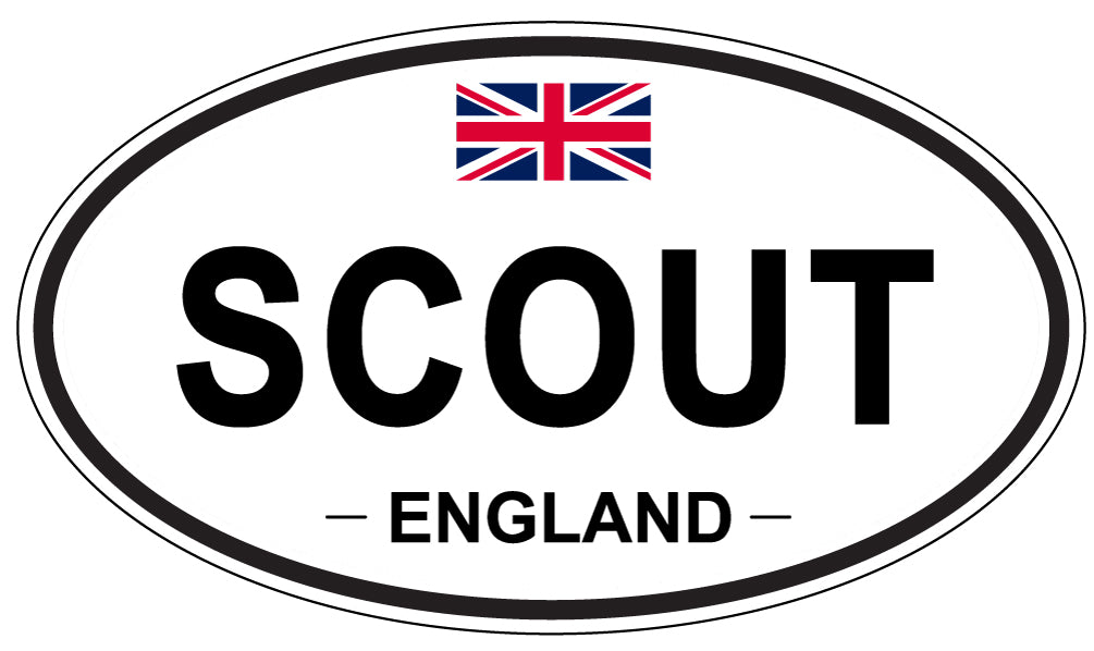 SCOUT, England - Oval Magnet