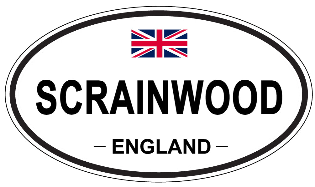SCRAINWOOD, England - Oval Magnet