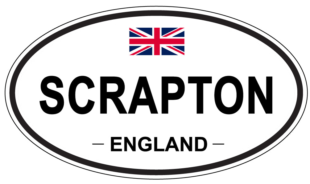 SCRAPTON, England - Oval Magnet
