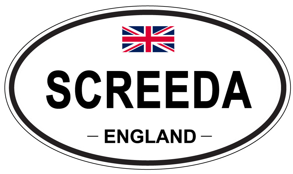 SCREEDA, England - Oval Magnet