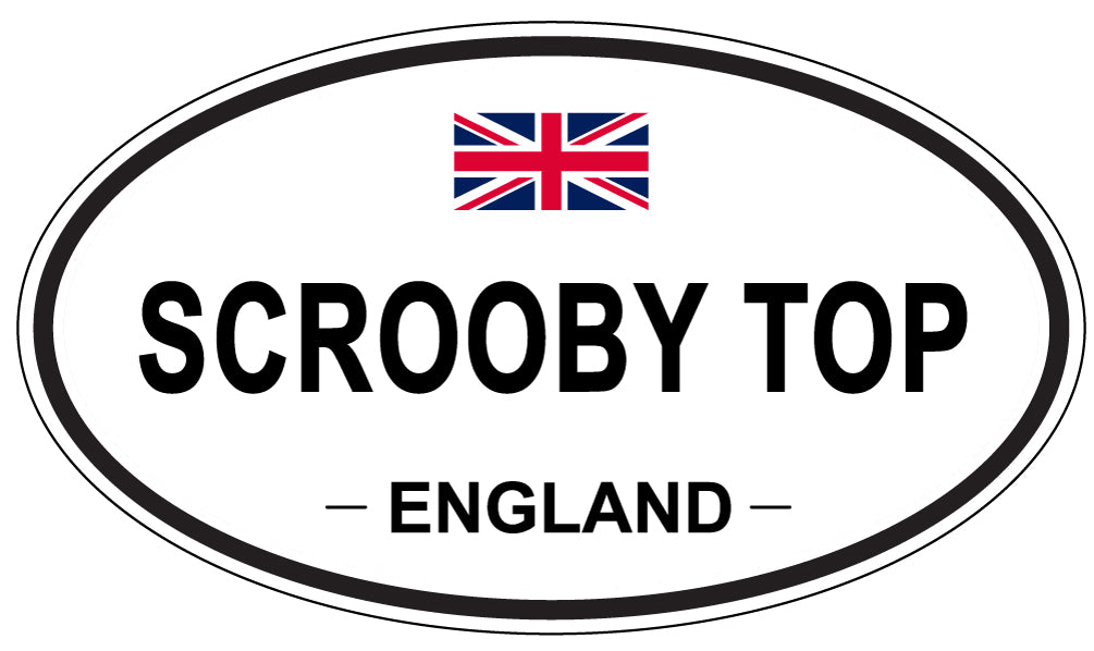 SCROOBY TOP, England - Oval Magnet