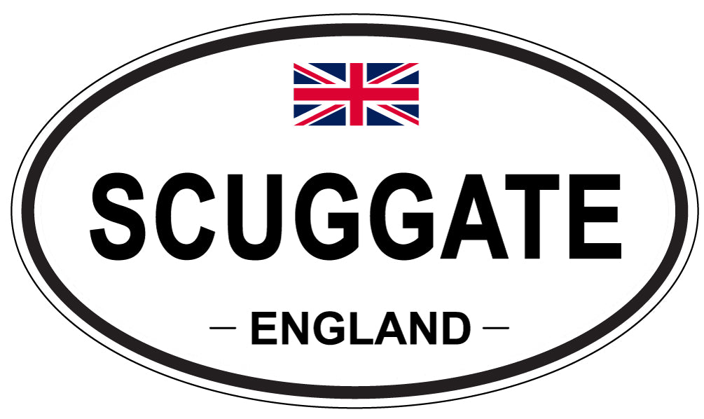 SCUGGATE, England - Oval Magnet