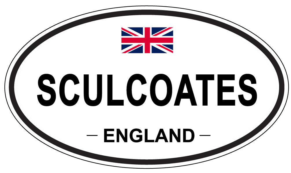 SCULCOATES, England - Oval Magnet