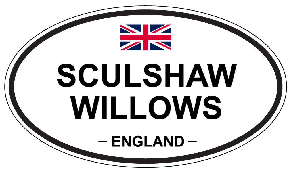 SCULSHAW WILLOWS, England - Oval Magnet