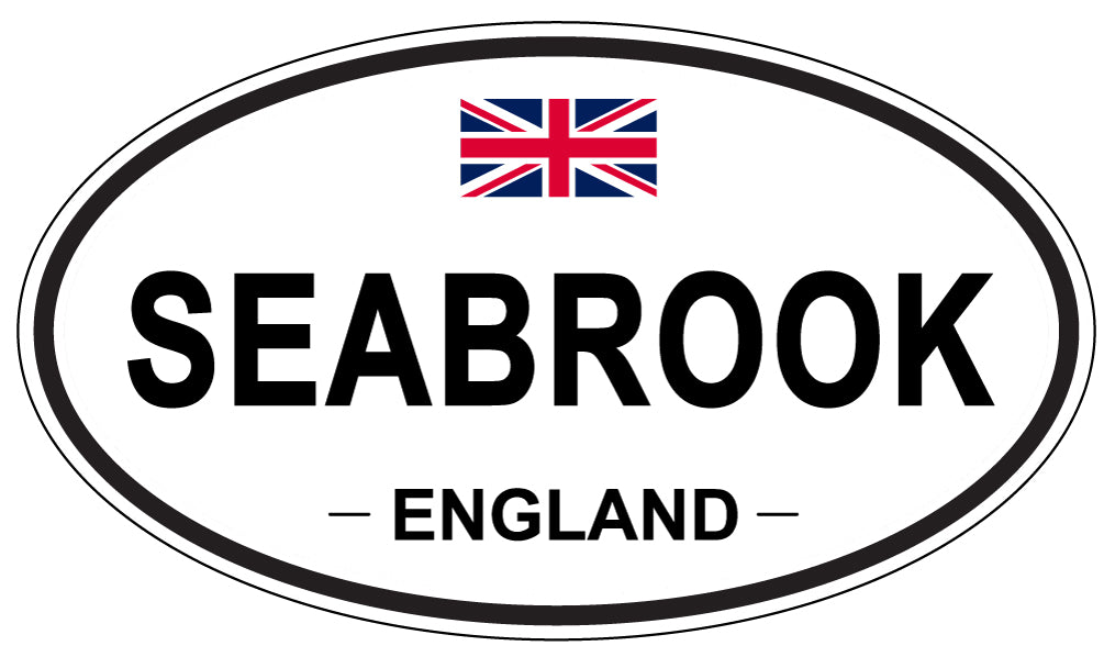 SEABROOK, ENGLAND - Oval Sticker