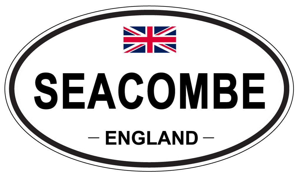 SEACOMBE, ENGLAND - Oval Sticker
