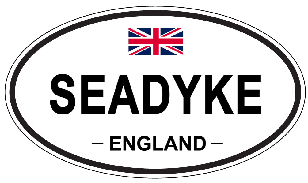 SEADYKE, ENGLAND - Oval Sticker