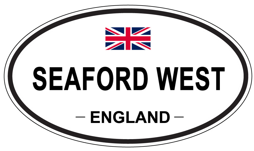 SEAFORD WEST, England - Oval Magnet