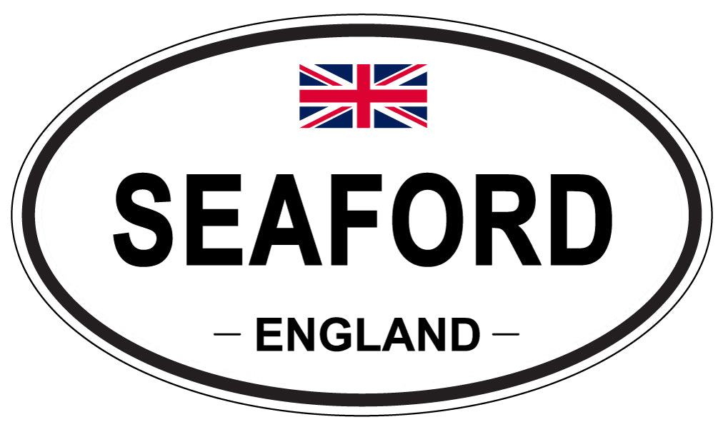 SEAFORD, England - Oval Magnet