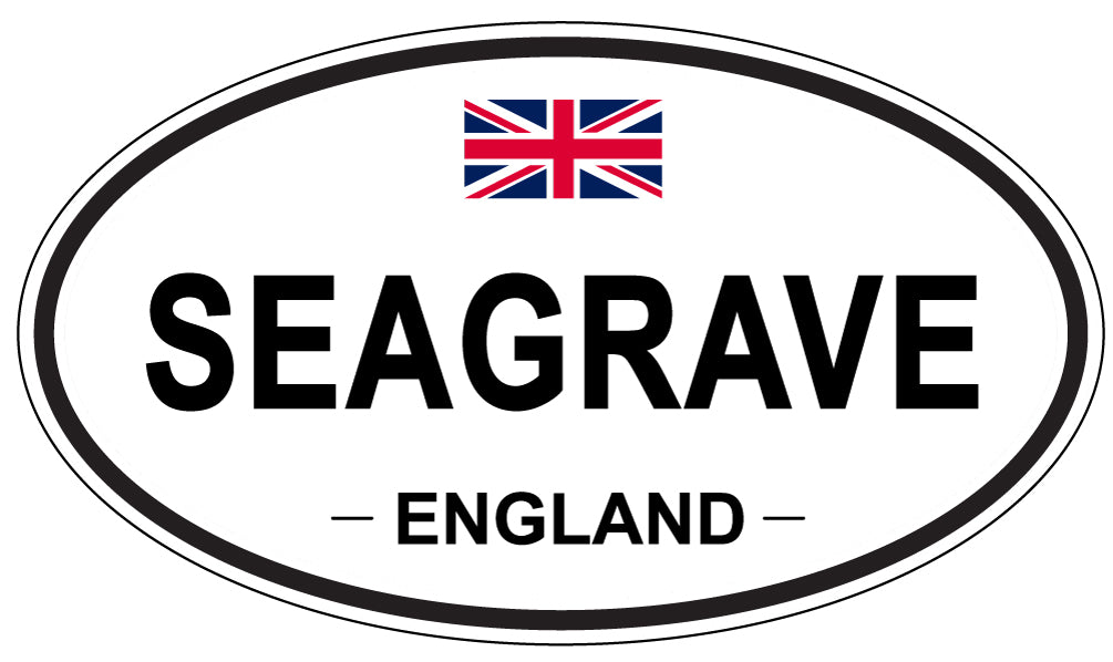 SEAGRAVE, England - Oval Magnet