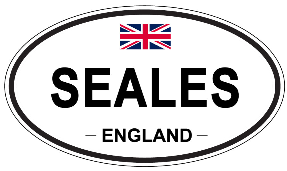 SEALES, England - Oval Magnet