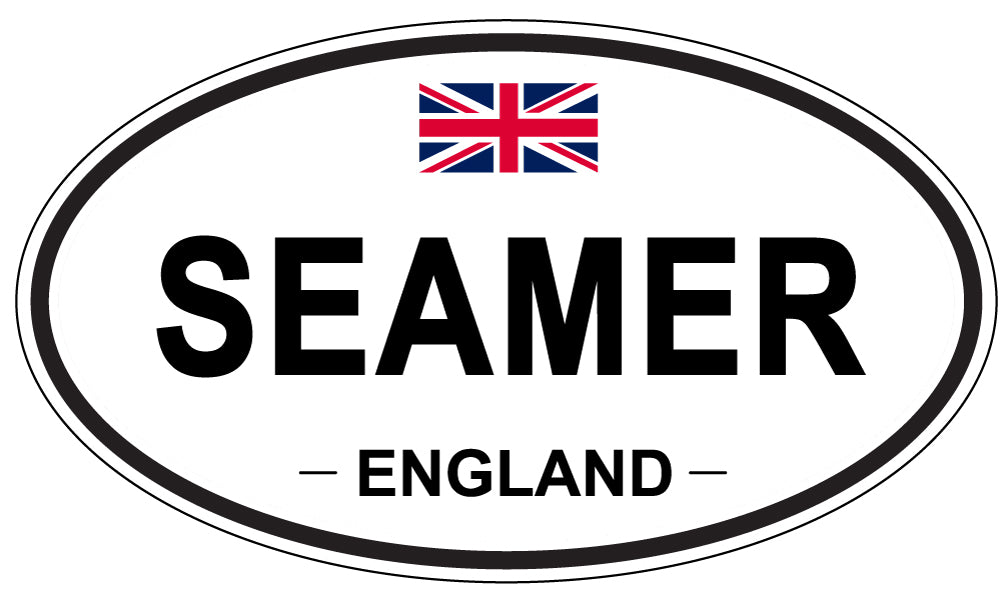 SEAMER, England - Oval Magnet