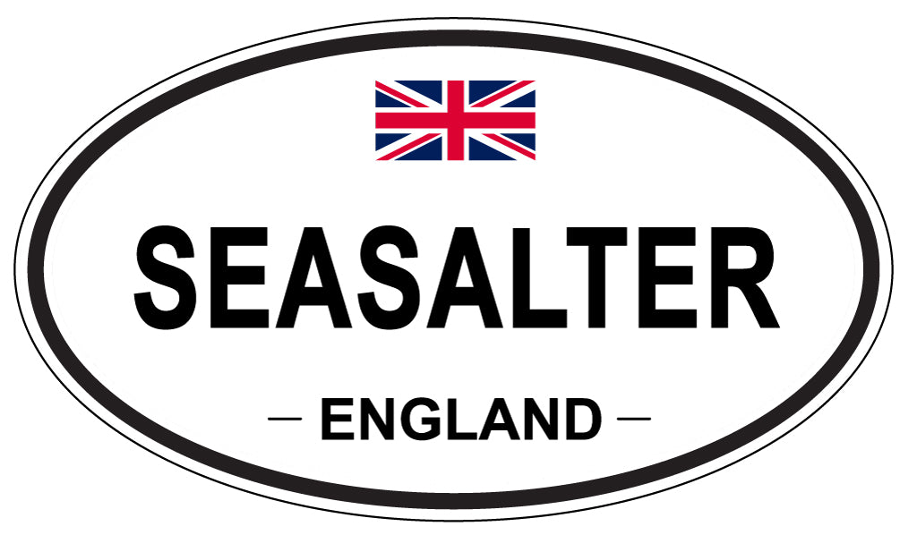 SEASALTER, ENGLAND - Oval Sticker