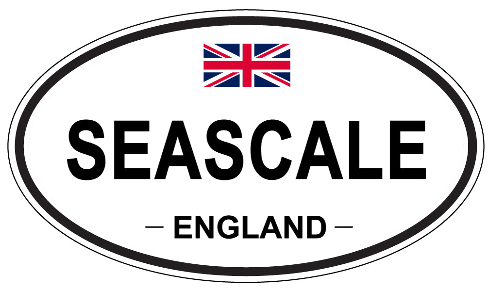 SEASCALE, ENGLAND - Oval Sticker