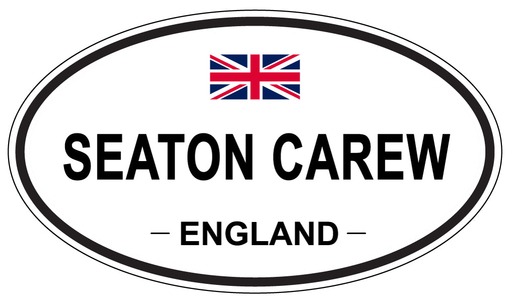 SEATON CAREW, ENGLAND - Oval Sticker