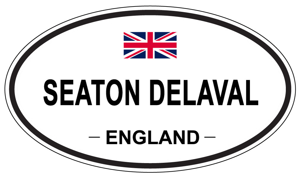 SEATON DELAVAL, ENGLAND - Oval Sticker