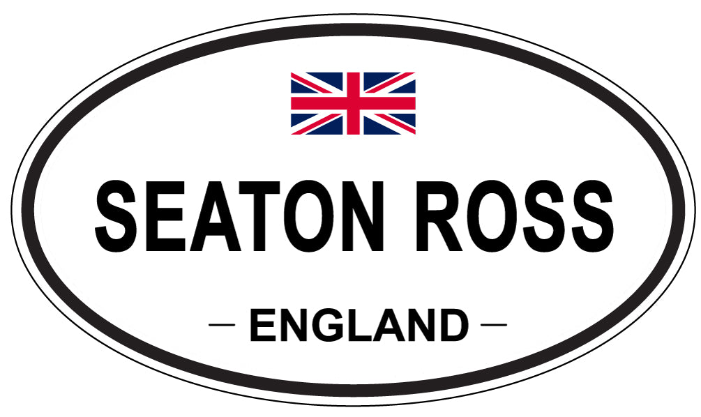 SEATON ROSS, ENGLAND - Oval Sticker