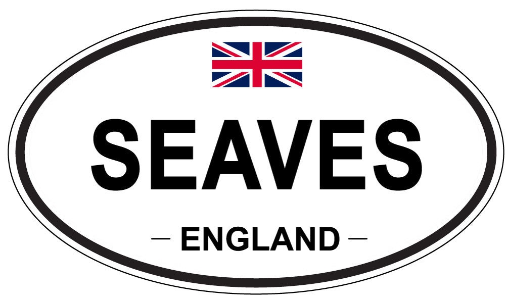 SEAVES, England - Oval Magnet