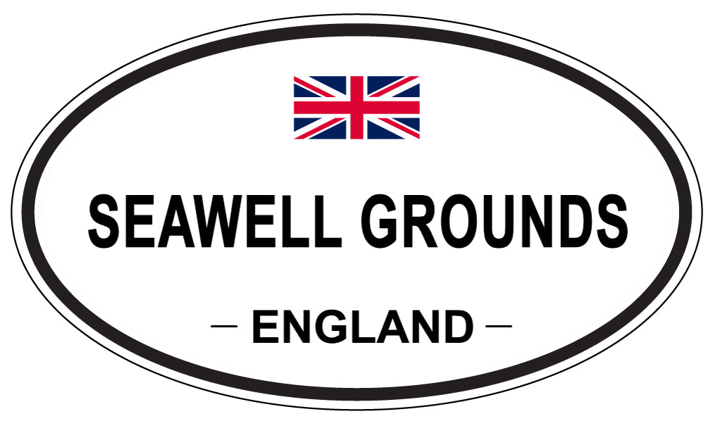 SEAWELL GROUNDS, ENGLAND - Oval Sticker
