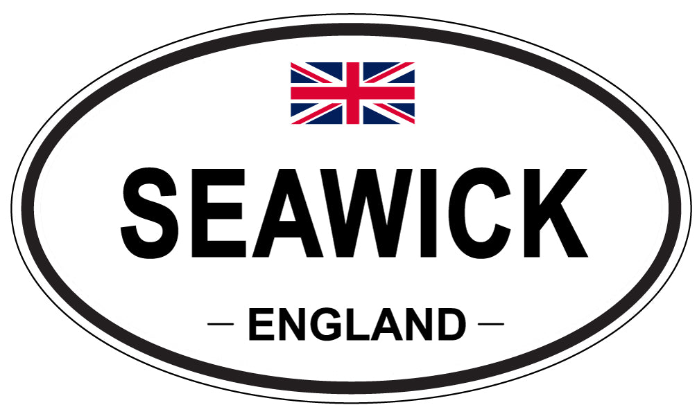 SEAWICK, England - Oval Magnet