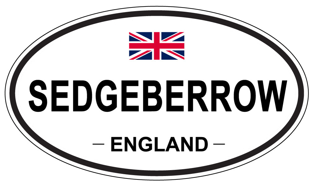 SEDGEBERROW, England - Oval Magnet