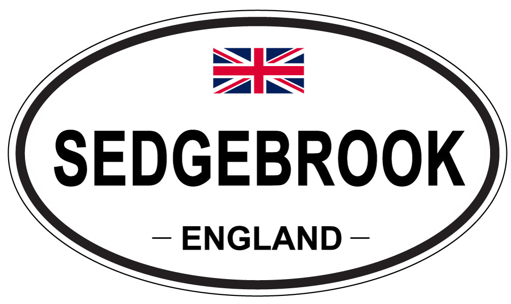 SEDGEBROOK, England - Oval Magnet
