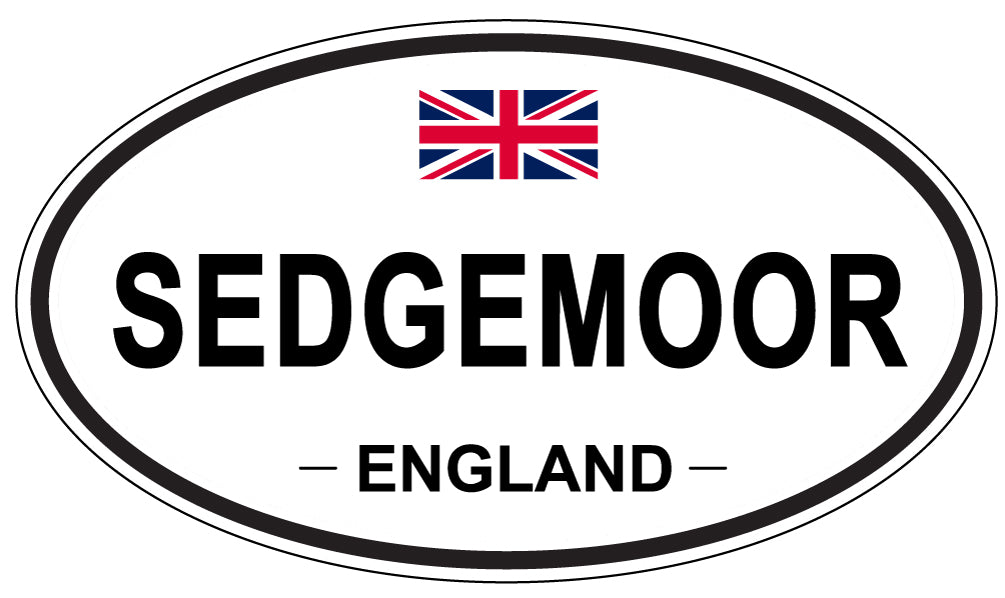 SEDGEMOOR, ENGLAND - Oval Sticker