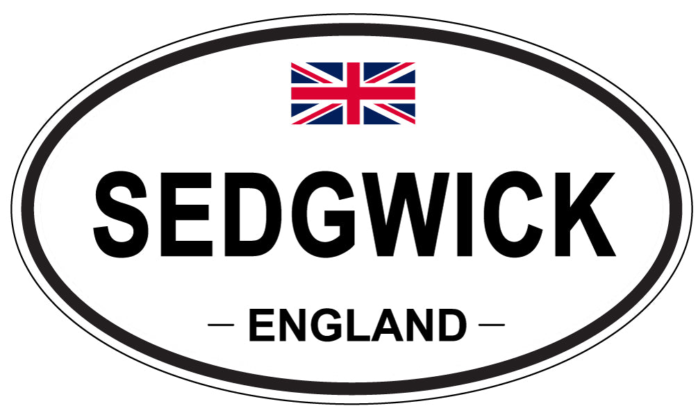 SEDGWICK, England - Oval Magnet