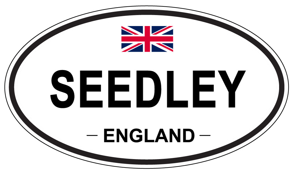 SEEDLEY, ENGLAND - Oval Sticker