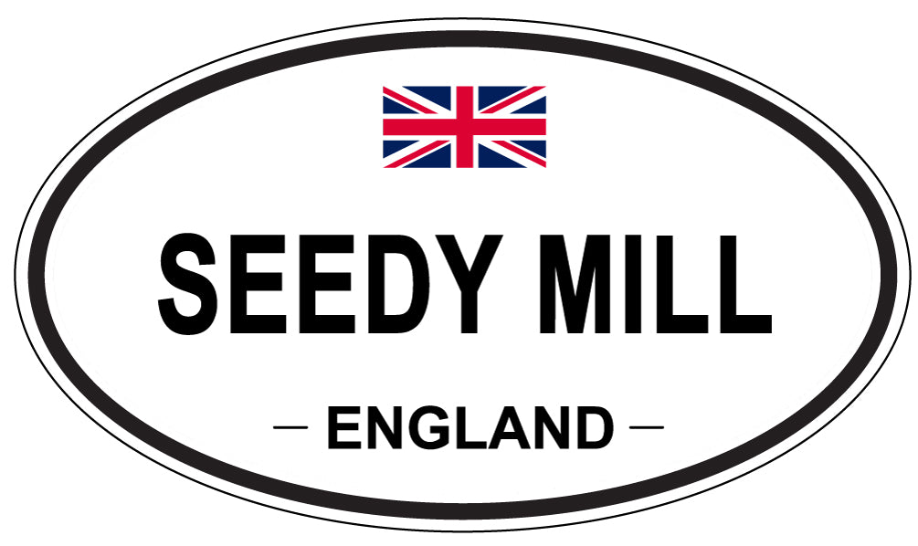 SEEDY MILL, England - Oval Magnet